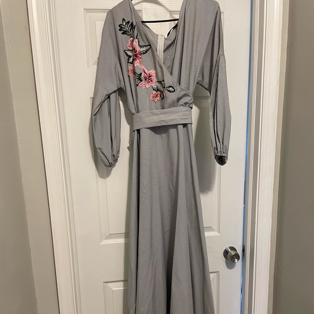 Shein Floor length full skirt dress